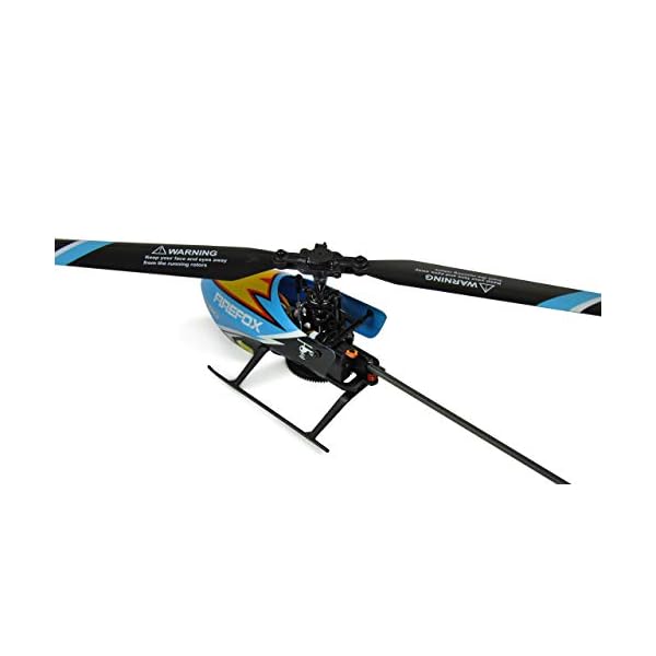 Amewi 25313 AFX4 XP Single-Rotor RC Helikopter 4-Kanal 6G RTF 2,4GHz inkl. Autostart Autolanding, Blau-kombi – Bild 5