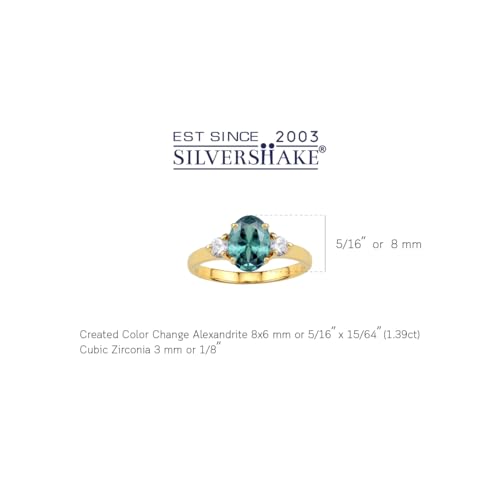 Silvershake Genuine Gemstones White Gold Plated 925 Sterling Silver Promise or Engagement Ring Jewelry for Women2