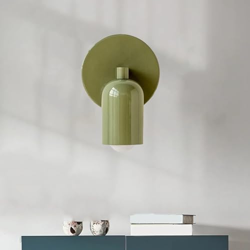 Lámpara de Pared Nórdica Colorida Aplique Luz de Fondo Decoración Dormitorio Pasillo Pack 3 7