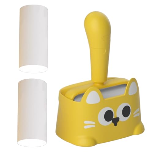 ETUCYNG Rodillo de pelusa reutilizable - Con rodillos de recarga fáciles de arrancar, quitapelos amigable con los animales para lavandería - Para gatos, perros, sofá, alfombras, ropa, muebles, hogar