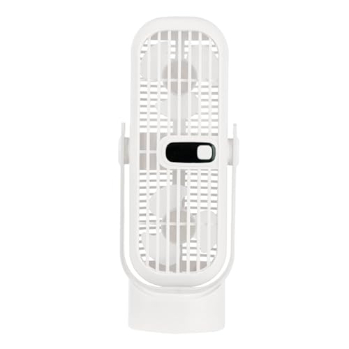 Jlobnyiun Ventilador De Escritorio Pequeño, Ventilador De Mesa Pequeño | Recargable Para La Mesa - Dispositivo De Enfriamiento Personal Para El Hogar Recargable Para Sala De Estar, Accesorios Para Cl