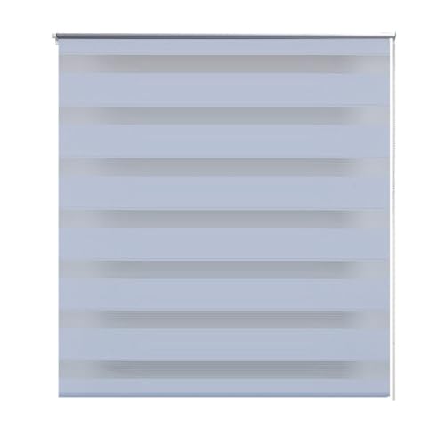 helloshop26 – Estor tamisant Ventana Cortina Cerca persiana, plástico, Blanco, 50 x 50 x 100 cm