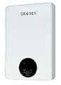 GEESEN Electric 5.5KW, 240V 30A Undersink Tankless Water Heater Point-of-Use, On-Demand Hot Water Heater with Digital Display - White