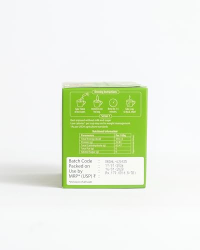Image of Makaibari Apoorva Green Valley Forest Honey and Lemon Darjeeling Green 25 Tea Bags | Comforting & Refreshing Flavour | Rich in Anti-oxidants | Low-Caffeine | Made With Finest Ingredients