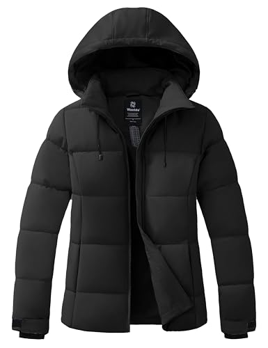wantdo Women's Recycled Winter Coat Waterproof Puffer Jackets Wit...
