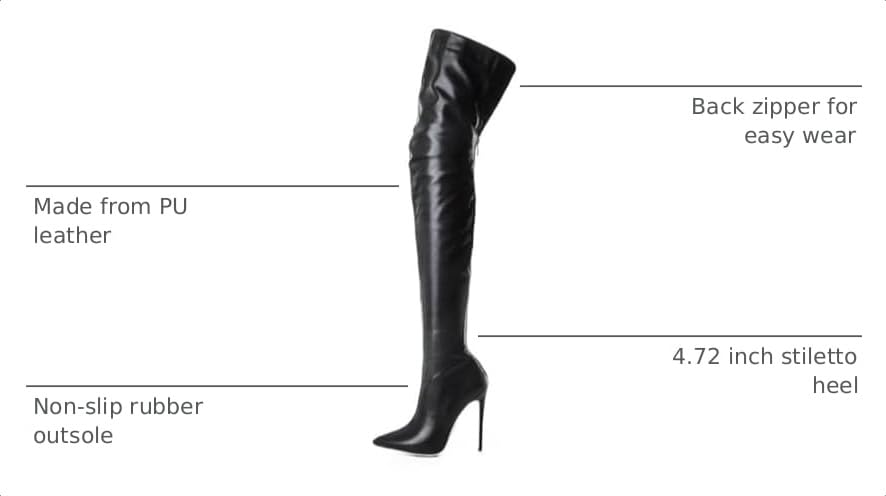 Image of Thigh high boots for women striped Back zipper Burgundy Zebra Print Over the knee Sexy gold white pointed toe Cow Print leopard Magenta stiletto heel