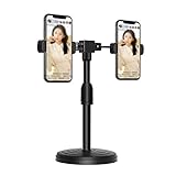 WEAR A LIGHT RING + A STABLE CHASSIS: Live camera and fill light, a larger chassis, the phone holder is as stable as Taishan, thicker and heavier, built-in environmentally friendly counterweight, heavier and non-slip, stable support will not shake, live broadcast is safer