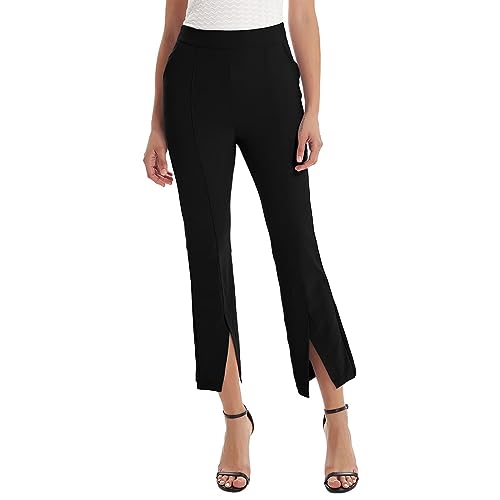 Women's Casual Joggers Lightweight Drawstring Women's Casual Solid Color High Waisted Split Pants Slim Fit Wide3