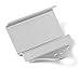 KOSO Uniwersalny miernik motocyklowy Wspornik CNC Aluminium kwadratowy Temperatura Wody woltomierz Termometr uchwyt montażowy Części motocyklowe (Color : Silver)