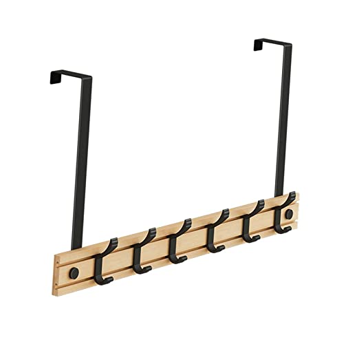 Perchero de aluminio resistente para colgar sobre la puerta, organizador de toallas, perchero para sala de estar, dormitorio, baño