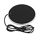 Kaffeetassenwärmer 55°C Konstante Temperatur Platzsparender Intelligenter USB-Kerzenwärmer Kleiner Tragbarer Kaffeewärmer für Zuhause, Büro, Schreibtisch, Reisen(Silber)