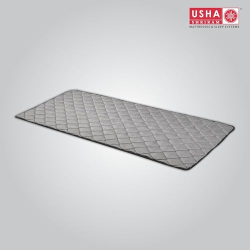 Image of Usha Shriram Roll-Up Foldable Mattress | Single Size (72 x 36 inch) 20 mm Thick | Travel & Portable Mat | 1 Year Warranty