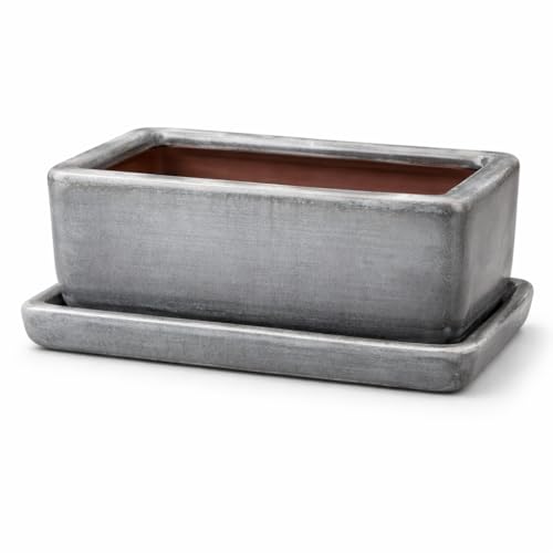 FRANCACOR Maceta TERRINA Bonsai Barro ESMALTADO