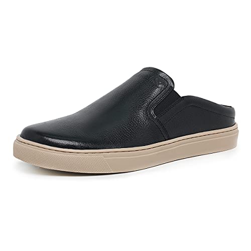 MULE MASCULINO FORRADO EM COURO MACIO 12060 COURO PRETO (39, 12060 PRETO)