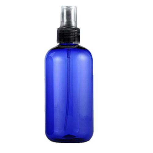 jingxiaopu 250ml SprüHflaschen Klobige Runde Schulter Sprayflasche Auslaufsicher Plastikflasche Multifunktions Reiseflaschen FüR FlüSsigkeiten Kosmetische Make-Up Lotion Blue Cover
