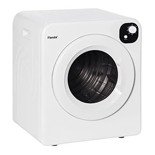 Panda Portable Compact Electric Cloth Dryer 13.2lbs Capacity, White PAN202MT