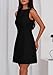 PRETTYGARDEN Womens Formal Short Dresses 2026 Summer Sleeveless Boat Neck A Line Elegant Mini Cocktail Party Dress (Black,Medium)