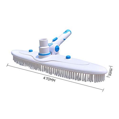 QINAIDI Removable Pool Cleaning Tool for Cleaning Walls, Pool Vacuum Cleaner Brushes, With Brush