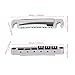 BQLZR Silver Electric Guitar Bridge and Stop Bar Tailpiece for 12-Strings Pack of 2