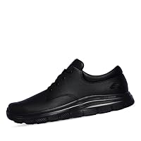 Skechers Herren Flex Advantage Sr Fourche Casual Shoes, Black Leather, 43 EU