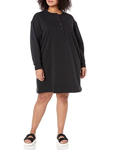 38% Off Amazon Essentials Women's Henley Sweatshirt Dress - Image 5