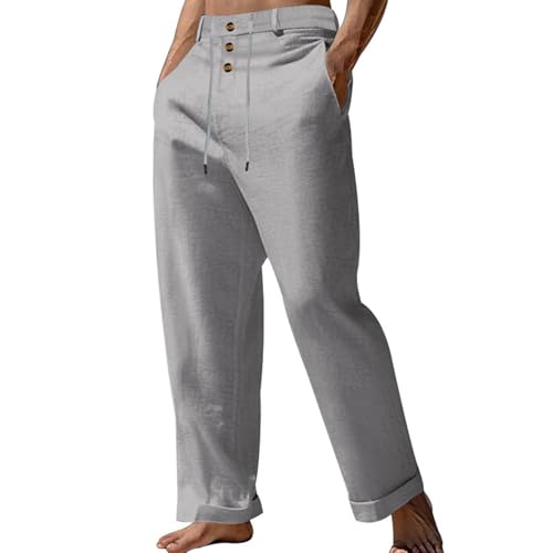 Pantalon en lin homme pour un style de loisirs confortable au quotidien