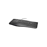Kensington Pro Fit Ergo Wired Keyboard - Cable Connectivity - USB Type A Interface - Windows, Chrome...