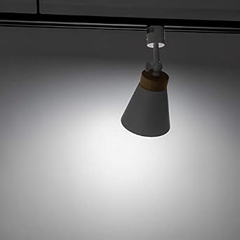 3-Pack Retro Style Mini Adjustable Angle H-Type Track Head Lighting E26 Base White Metal Ceiling Light Track Light Fixture for Gallery Mirror Front Office Loft Bulb and Track Not Included
