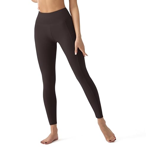 Image of YUDSUD High Waisted Leggings for Women with Pockets - Tummy Control Capris Yoga Pants for Workout Running Athletic Cycling