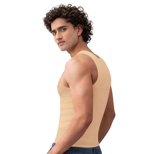 Image of dermawear Men Breezeology Zenrik Everyday Shapewear Vest for Chest and Abdomen