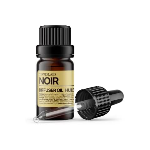 Noir Diffuser Oil, Niche Scent, Luxury Fig, Bay Leaf, Cedar, Vetiver, Musk, Tobacco, Black Tea Essential Oils Blend for Ultrasonic Diffuser Scent Projects(.33 oz/10 ml) Cover