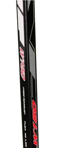 Fischer 3-Pack W150 Wood Hockey Sticks - Senior | 70 Flex, P92 Curve | 3 Pack - Black/Orange (Right)