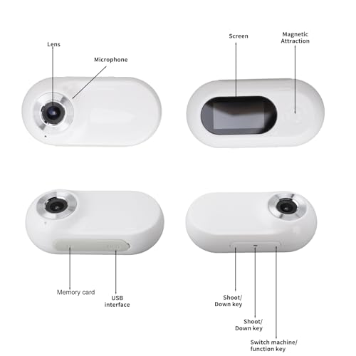 Cat Collar Camera for Videos and Photos HD 1080P Wide Angle Pet Camera Collar with 0.96 Inch LCD Screen - Image 3