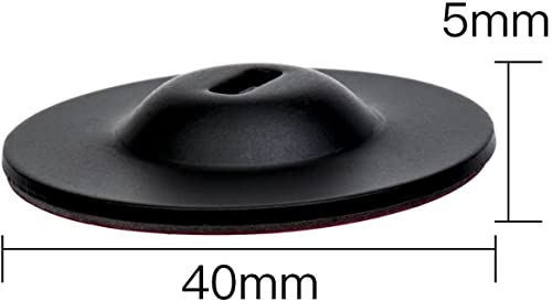 I3C Anchor Plate Adhesive Security Plate, Laptop Lock Plate With Slot, Universal Lock Plate For Laptop, Monitor, Iphone Smart Phone, Macbook Pad Ipad, Tablet, Other Electronic Products (Black 4Pcs) #TOP3