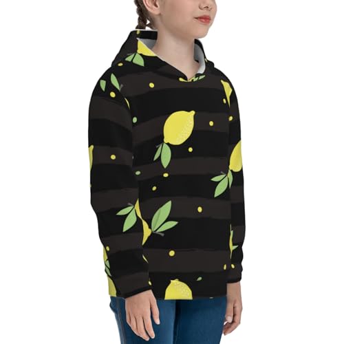 Lemon Kids Pullover Hoodies Boys Sweatshirts Girls Athletic Clothes with Pocket3