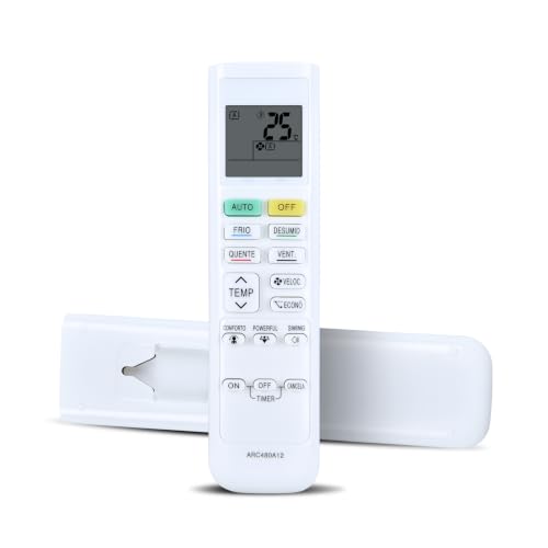 Snrigw ARC480A12 - Mando a distancia para Daikin Aire Acondicionado ARC480A2 ARC480A3 ARC480A4 ARC480A5 ARC480A6 ARC480A7 ARC480A8 ARC480A9 ARC480A10 ARC4800A10 0A10 ARC4800A11