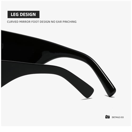 Neue 2025 Vintage Quadrat Sonnenbrille Frauen Männer Breite Bein Großen Rahmen Sonnenbrille Schwarz Grün Shades UV400