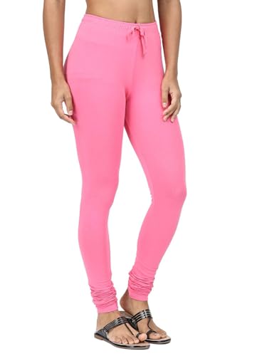 Image of Robinbosky Cotton Churidhar Leggings for Women - Stylish, Stretchable & Flattering Fit for All-Day Comfort