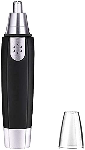 Nasenhaarschneider, Elektrisch Nasenhaartrimmer, Gesichtshaarschneider, Batteriebetrieben, Wasserdichte Klinge Abnehmbar, Leises Design, Leicht zu Reinigen und zu Tragen Cover