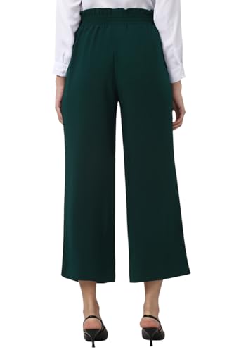 Image of Van Heusen Women's Relaxed Fit High Rise Relaxed Formal Elastic Waist Paperbag Pants