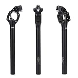DNM CTB Suspension Seatpost for MTB, 27.2/28.6/30.0/30.4/30.8/30.9/31.6/33.9mm, Travel 20mm, Shock-Absorber Bike Seat Post for Road, Hybrid,Gravel and E-Bikes (31.6mm)