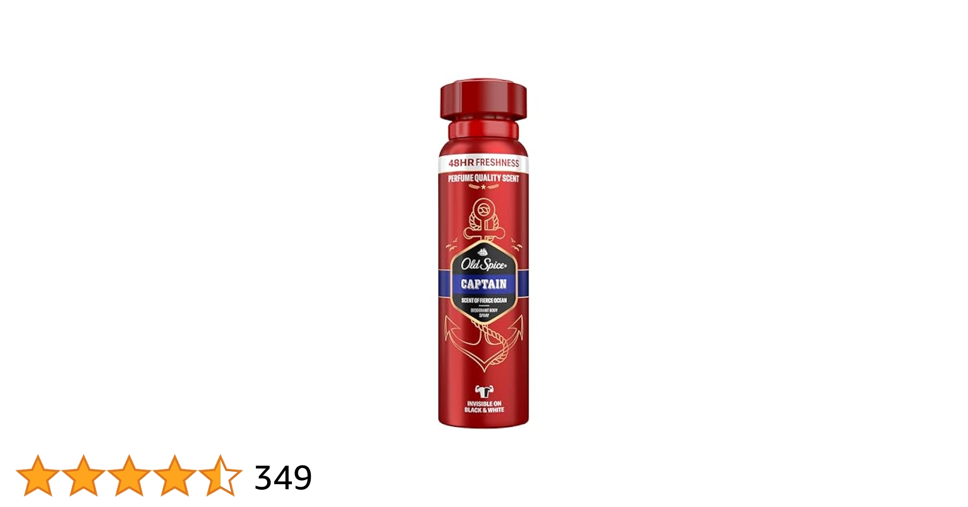 Old Spice Captain ドライスプレー ベルガモット5本セット専用 Old Spice Men's Captain Body Spray, Aluminum Free, 5.1 oz