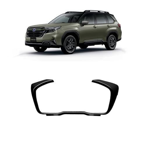 VKINGER 新型 スバル フォレスター SL系 パーツ メーターフードパネル ピアノプラック 純正統ー感を演出 インテリアパネル 内装 カスタム パーツ アクセサリー (ピアノブラック)