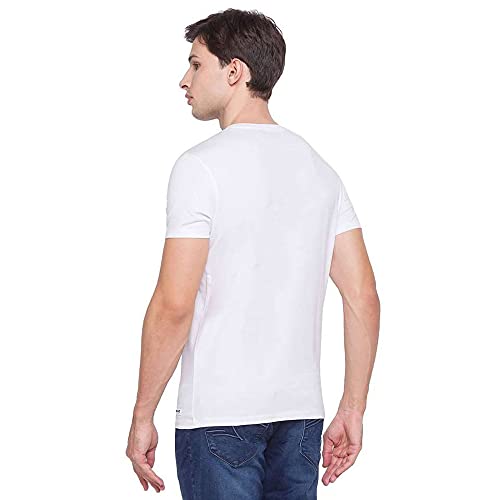Image of Spykar Men's Solid Slim Fit T-Shirt