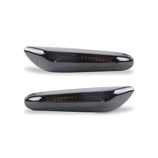 Intermitentes Smoke Laterales de Cristal Transparente compatibles con BMW Serie 1 E81 E82 E87 E88 Serie 3 E90 E91 E92 E93 E46 Serie 5 E60 E61 X1 X3