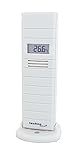 Technoline Außensender TX29 DTH-IT, Temperatur- und Luftfeuchtesender mit Display, 868 MHz (weiß mit Batterien)