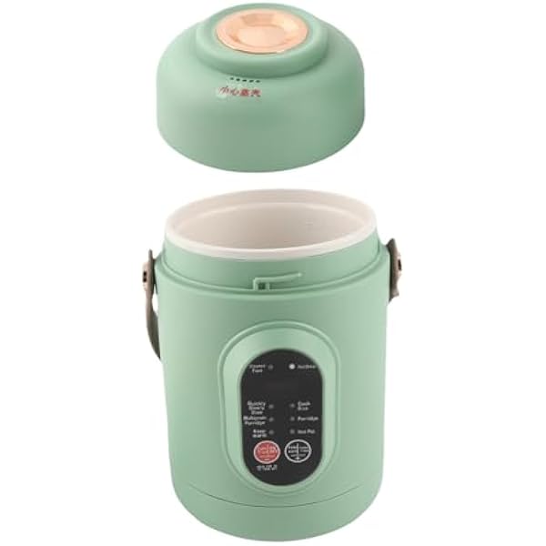 Elektryczny hot pot z parownikiem, 800 ml, kuchenka ramenowa, nieprzywierająca, przenośna kuchenka do makaronu, zupy, steków, płatków owsianych, wielofunkcyjny, leniwy garnek z 6 trybami pracy i