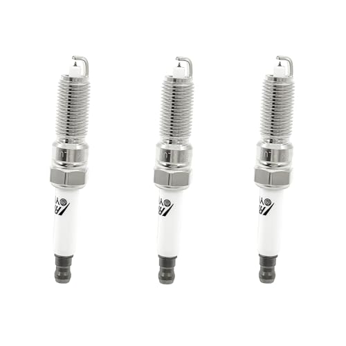 Image of PEIUOK SILZNAR8C7H Iridium Spark Plug Set 3 PCS Sparkplug Iridium Compatible with Ford Fiesta MK VI VII Focus MKIII Tourneo V408 Transit B460 B-Max JK C-Max MK II Mondeo MKV