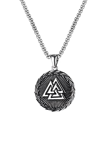 Image of Yellow Chimes Chain Pendant for Men Fashion Black Silver Pendants For Men |Shaped Pendant Necklace | Stainless Steel Chain for Men | Accessories for Men | Birthday Gift for Men & Boys