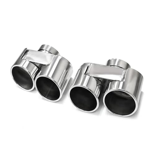 Embout d'échappement quadruple en carbone argent pour BMW G22 G23 G26